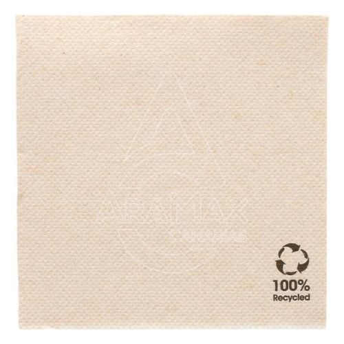 SERVILLETAS 20x20 ECO NATURAL P/P NAT  TISSUE 2400