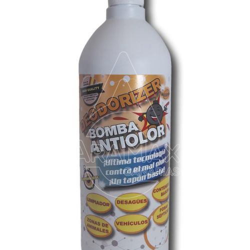 DEODORIZER 1L  DESODORIZANTE WC BOMBA ANTIOLOR  C/