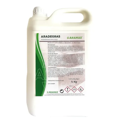aradegrass desengrasante multiusos especial industria alimentaria 5l
