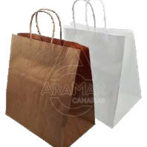 BOLSA CON ASA RIZADA PAPEL KRAFT 27 16X26 5 80GR 2