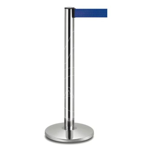 COLUMNAS CON CINTA RETRÁCTIL 36x104 AZUL ALUM  2 U