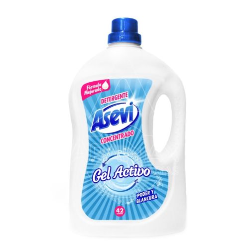 DETERGENTE LIQUIDO ASEVI LAVANDERÍA GEL ACTIVO 3L