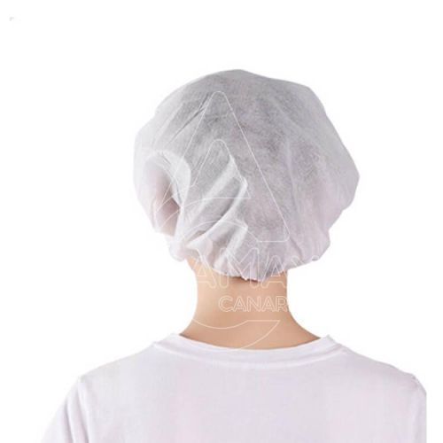 GORRO REDONDO PP BLANCO PLEG  ACORDEON 100 UNID