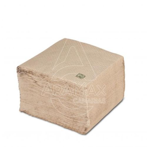 SERVILLETAS 20x20 ECO NATURAL P/P NAT  TISSUE 2400
