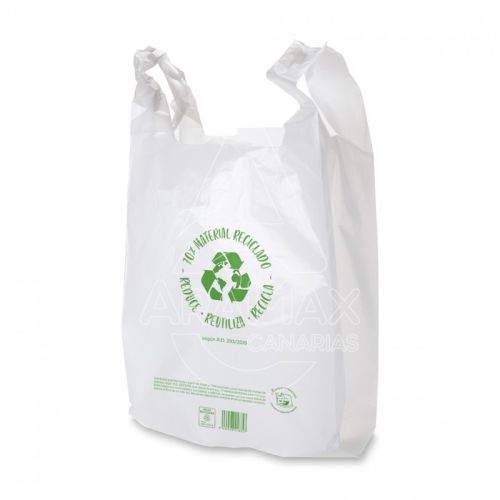 BOLSA CAMISETA 30x50x200 70  RECUPERADAS 1/K PAQUE