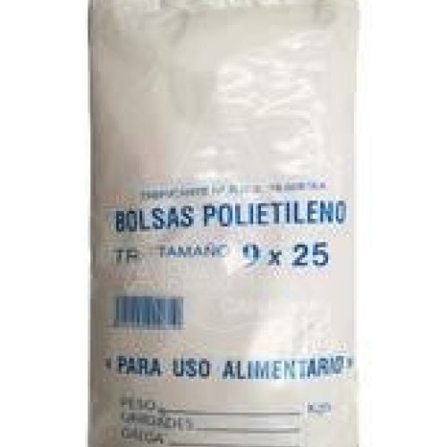 BOLSAS LDPE 90x250MM MAQUINA SELLADORA 1000 UNID