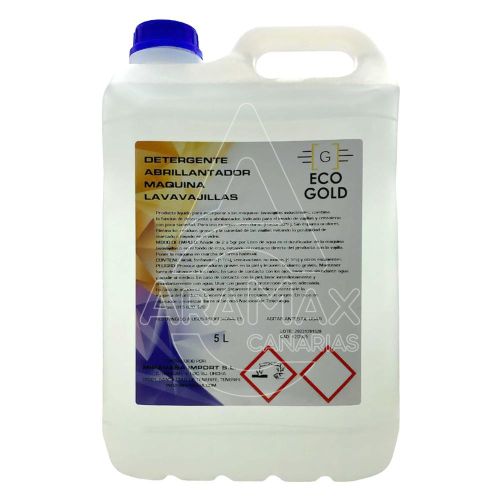 DETERBRILL 5L  DETERGENTE  ABRILLANTADOR MÁQUINAS