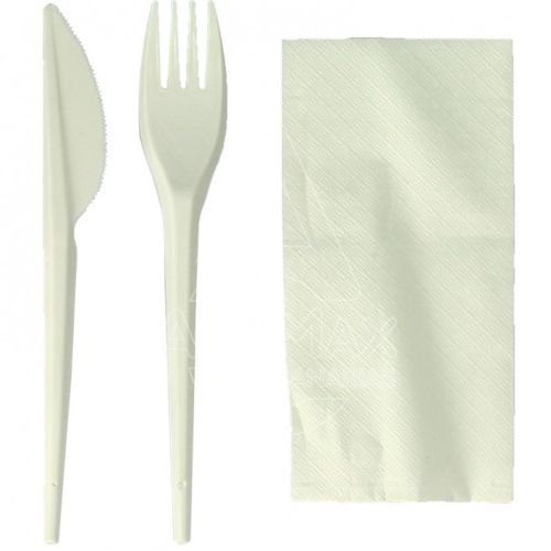SET CUBIERTO PS REUTILIZABLES TENED CUCHI SERV 500