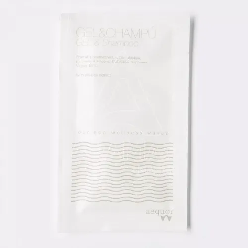 amenitie sobre gel champú aequor