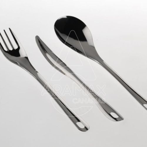 SET CUBIERTO ACERO INOX  TENE/CUCHI/CUCH/SERV  240