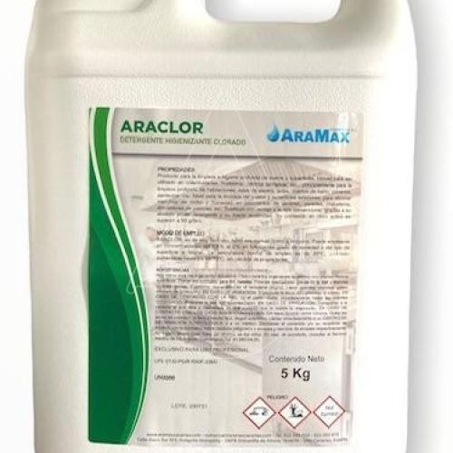 ARACLOR 5K  DETERGENTE HIGIENIZANTE CLORADO ACTIVO