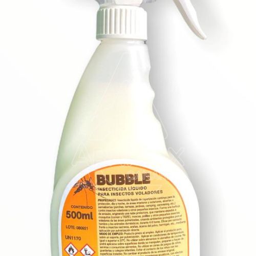 BUBBLE INSECTICIDA LÍQUIDO PARA VOLADORES 500ML