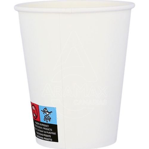 VASO CARTÓN BLANCO D/70  7OZ  200ML 500 UNID   C/1