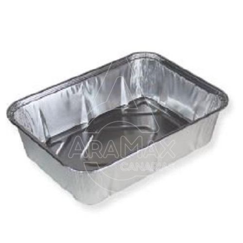 ENVASE ALUMINIO CUAD  1500CC 224x174x44 5MM  150 U