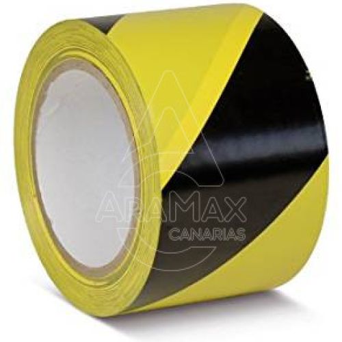CINTA ANTIDESLIZANTE AMARILLA/NEGRA 25Mm x15M  UNI