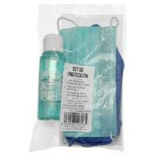 SET DE PROTECCIÓN MASCARILLA GUANTE GEL HIDRO  UNI
