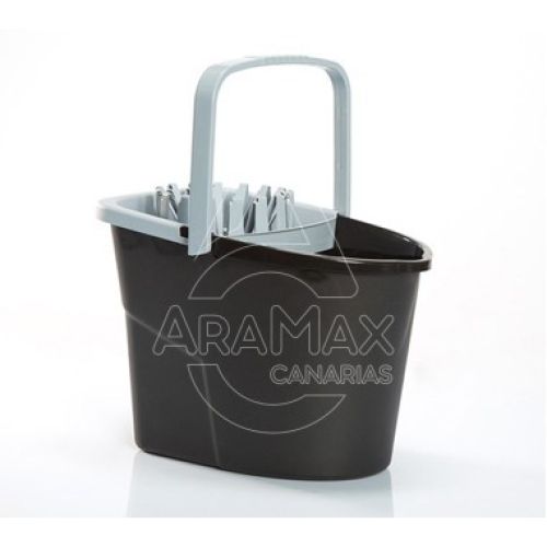 CUBO NICE PVI RECTANGULAR NEGRO 20L  UNID