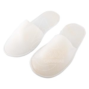 AMENITIE ZAPATILLAS BLANCAS RIZO POLIEST  4MM  200