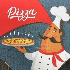CAJA DE PIZZA 300x300x30MM  MODELO TREVISO 100 UNI