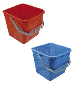CUBO 18 LITROS  AZUL / ROJO  UNID 