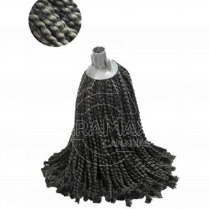 FREGONA MICROFIBRA TRENZADA NEGRA 105GMS  UNID   C