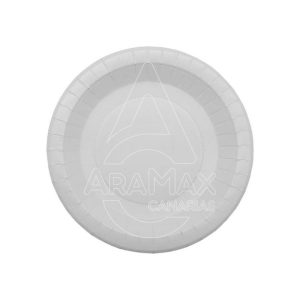 PLATO CARTÓN BLANCO SIN ANTIGRASA  ECO 180MM 300 U