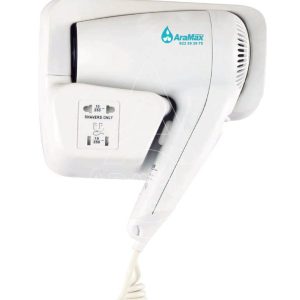SECADOR DE PELO MURAL 1600W BLANCO ABS UNIDAD 