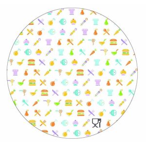 TAPA ENVASE ALUMINIO CIRCULAR 1440CC 199MM  100 UN