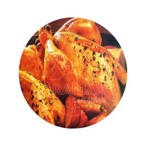 TAPA ENVASE ALUMINIO POLLO RED  1900CC M/PERF  100
