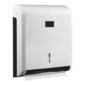 dispensador toalla secamanos profesional blanco