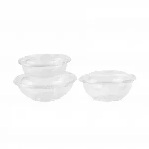 ensaladeras bowl pet redondos transparantes 500ml
